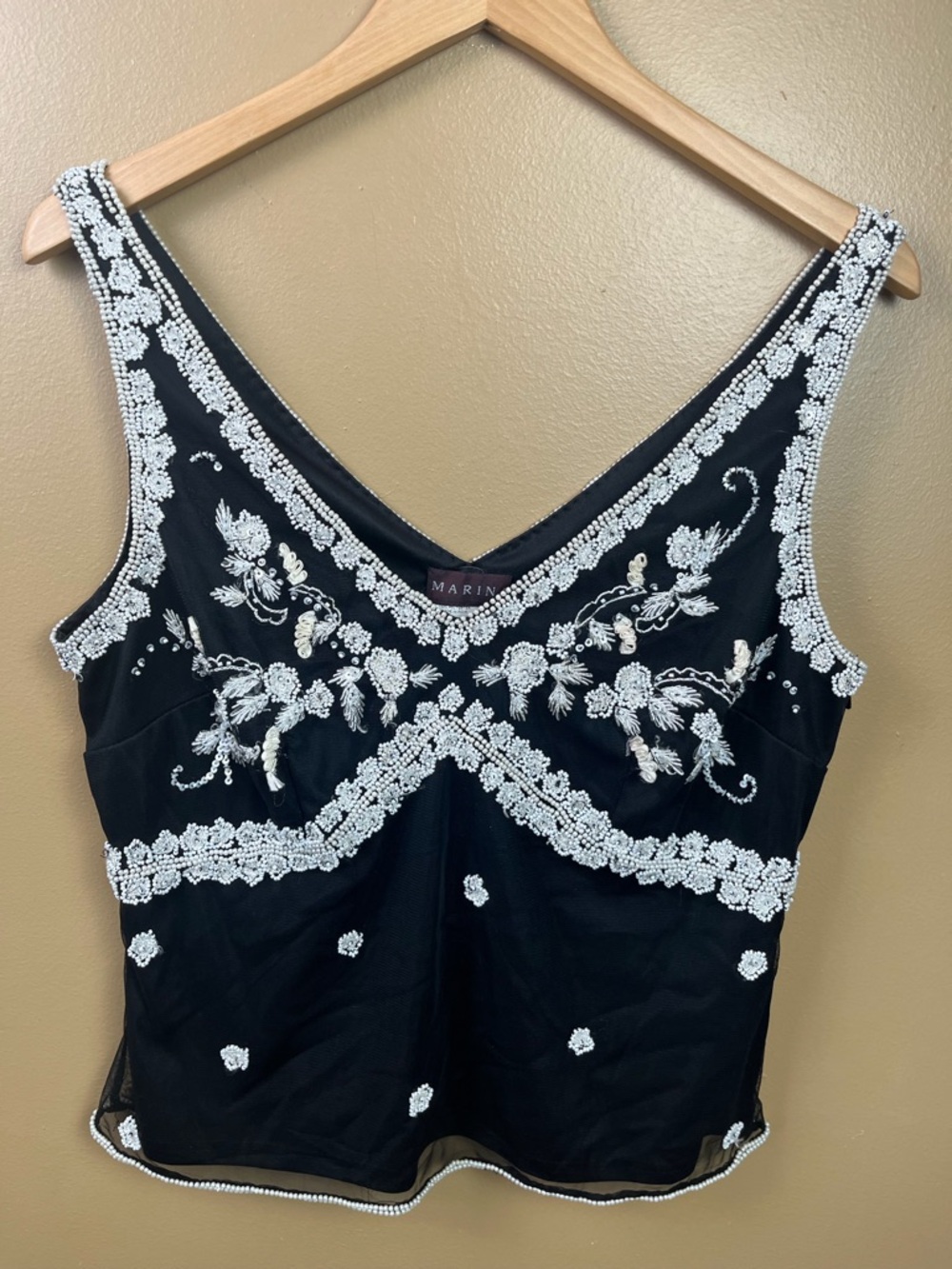 Marina Y2K Fairy Beaded Whimsical Tank Women's XL